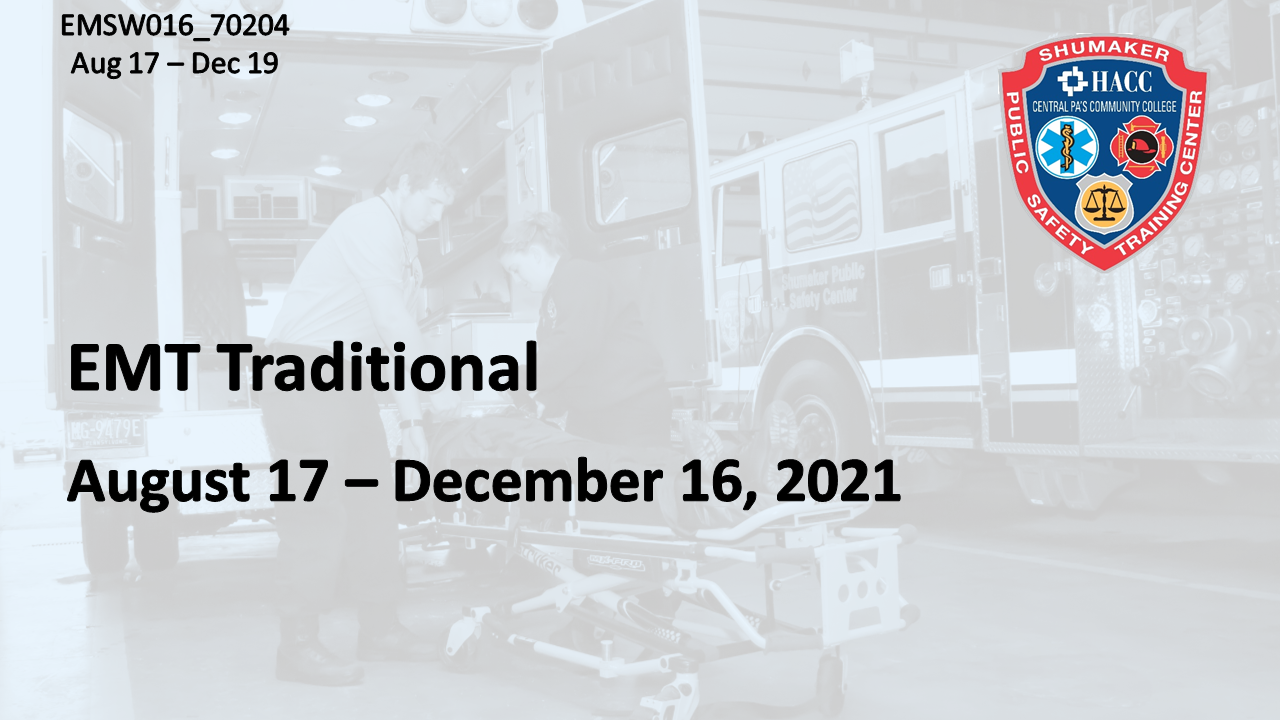 EMT Traditional Fall (EMSW016_CRN70204) Lancaster County