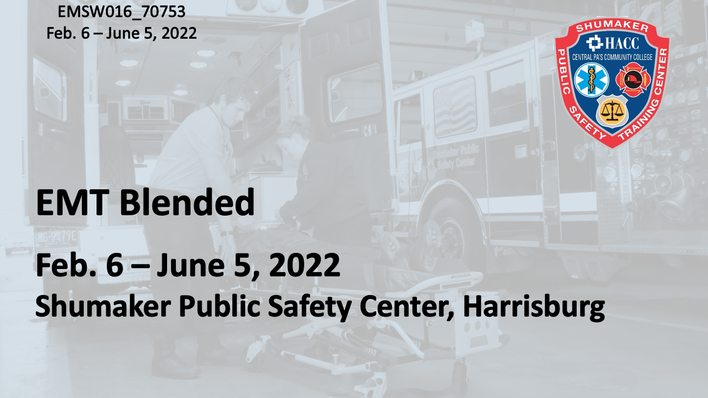 EMT Blended Sunday (EMSW016_CRN70753) Dauphin County